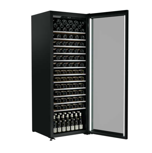 Vintec Black Versatile 180 bottle wine cabinet VWM306PBA-R  