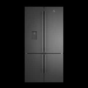 Electrolux 562L matte black UltimateTaste French door fridge EQE5657BA
