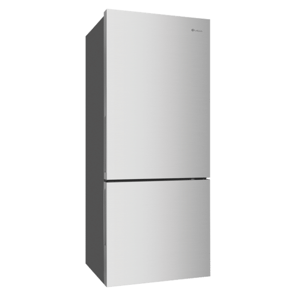 Westinghouse Silver 425L bottom freezer fridge WBE4302AC-R