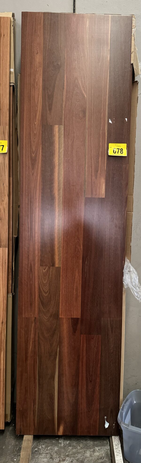 Spotted Gum Engineered pre-finished Hardwood Benchtop 2440x620x35mm 9923-4 (3mm veneer with pine substrate)