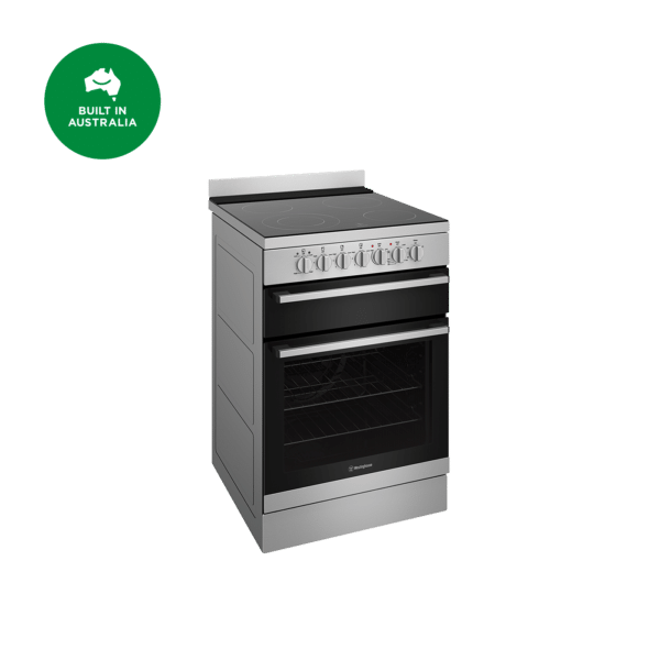 Westinghouse 600mm stainless steel electric freestanding Stove WFE642SCB